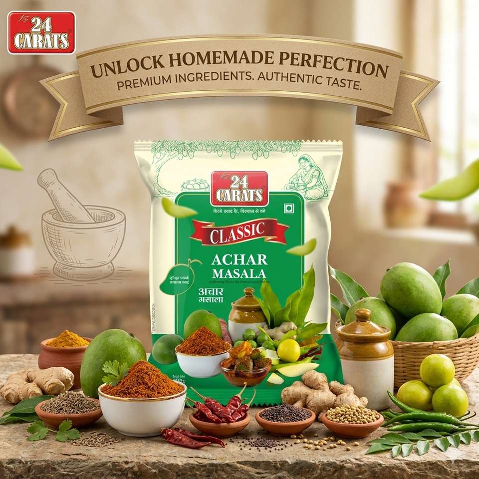 Masala Set 24 carats Classic Achar Masala | Pickle Spice Mix | Authentic Blend ...
