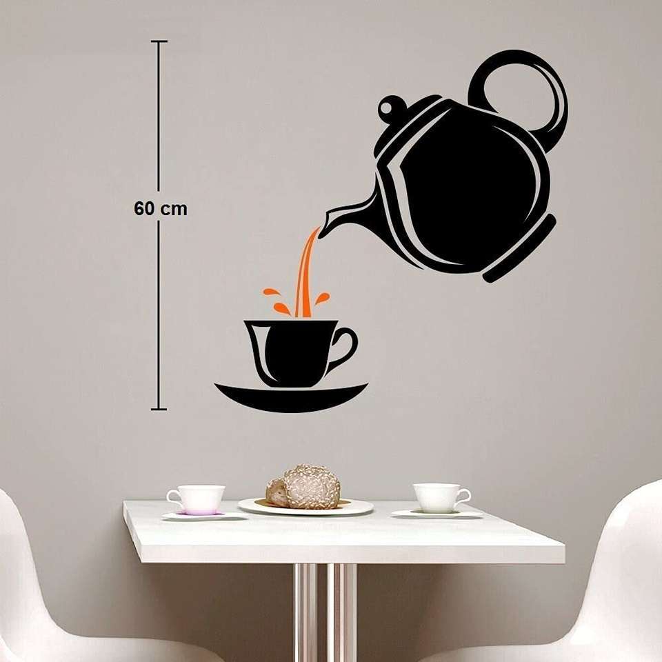SanwariyaDecor 60 cm Wall Sticker for Cafe, Restaurants, Hotel, Kitchen ...