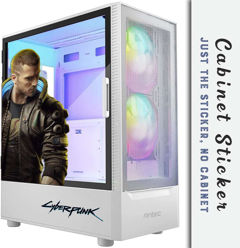 Techfit 40.64 cm Vinyl Sticker Skin Decal for PC Case Gaming Cabinet ...