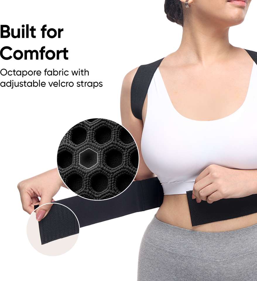 Frido Orthotics Posture Corrector, Slim, Back Brace for Shoulder & Back ...