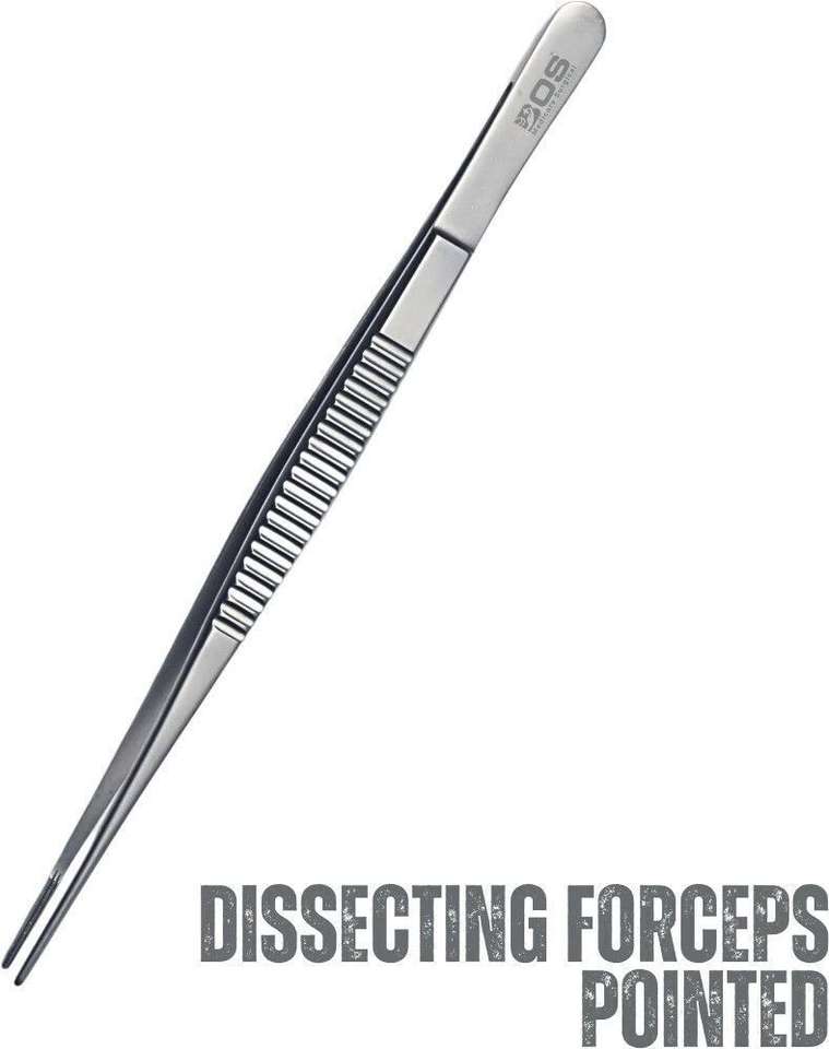 Bos Medicare Surgical Dissecting Surgical Forceps 8 inch (Pointed ...
