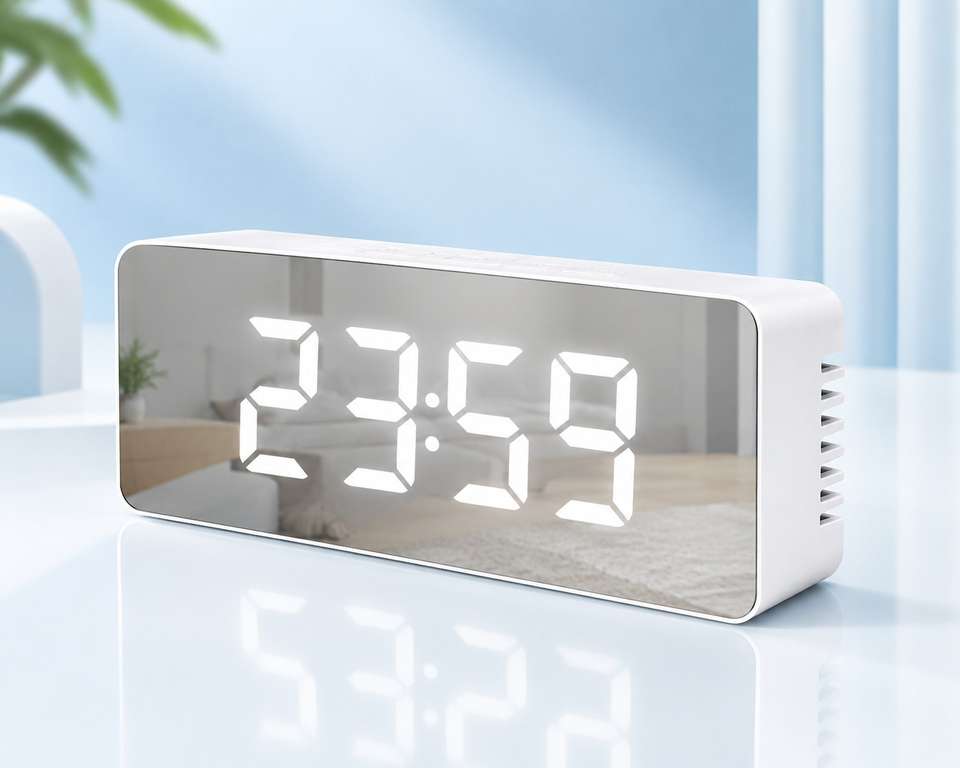 LEMFRAS Analog-Digital Silver Clock Price in India - Buy LEMFRAS Analog ...