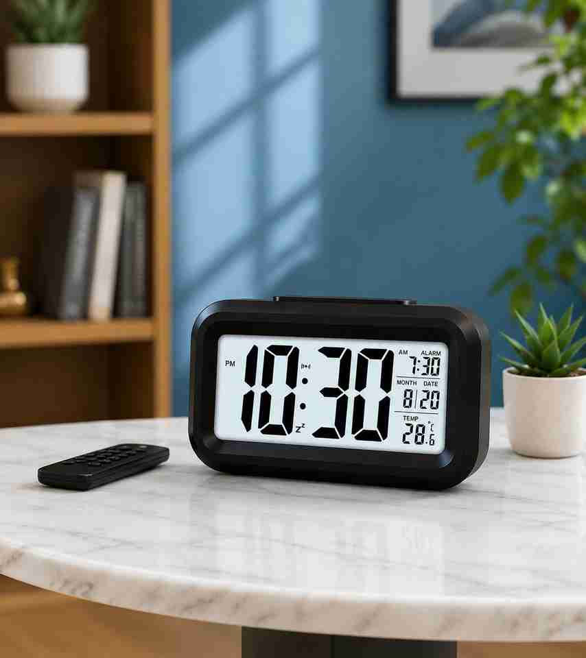 PALASH Digital Black Clock Price in India - Buy PALASH Digital Black ...