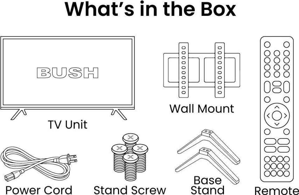 Bush 138 cm (55 inch) Ultra HD (4K) LED Smart Android Based TV with ...
