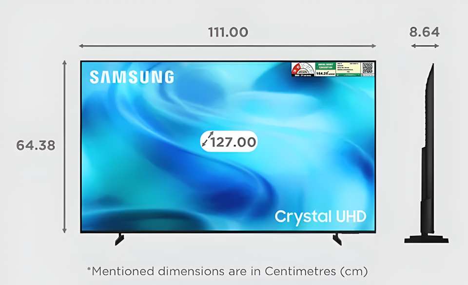 Vision Ai Model Icon Samsung U8500H 125 cm (50 inch) Ultra HD (4K) LED Smart Tizen TV 2026 ...