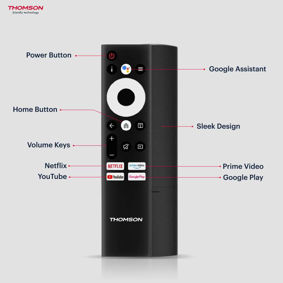 Thomson 108 cm (43 inch) Ultra HD (4K) LED Smart Google TV with HRD10 ...