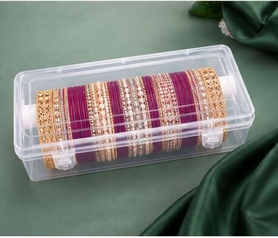 Health first plastic Bangle box,Jewellery box (1 rod bangle box, 1 ...