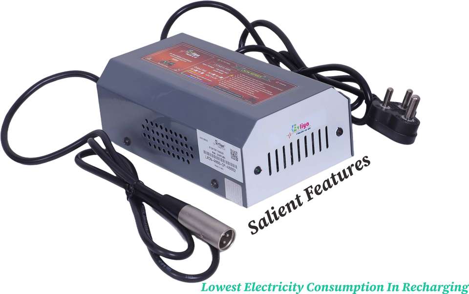 EVLIYA Hero Electric SCOOTY Charger 48v 6A Auto Cutoff 54.7v (XLR Round ...