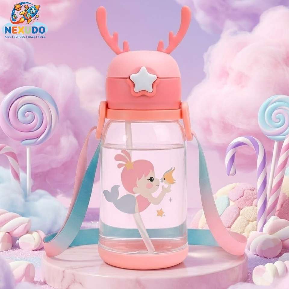 Mer Made Lids Flipkart.com | NEXUDO Mermaid Kids Water Bottle | School Water Bottle ...