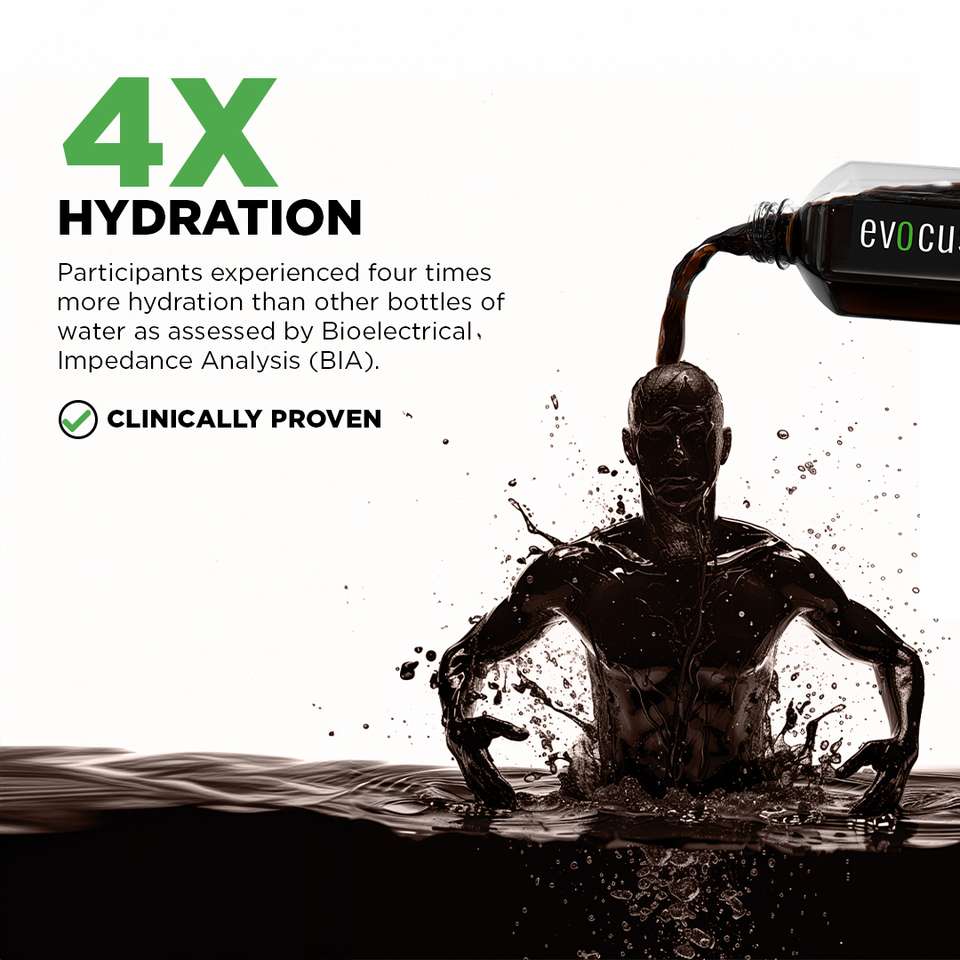 Evocus EVOCUS Black Water Alkaline Drink | Essential Minerals | 8+pH Mineral ...