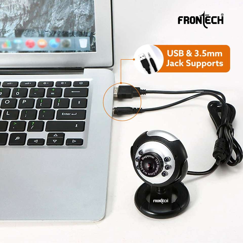 Frontech FT-2251 USB Webcam-640x480 Resolution | 30FPS Frame Rate ...