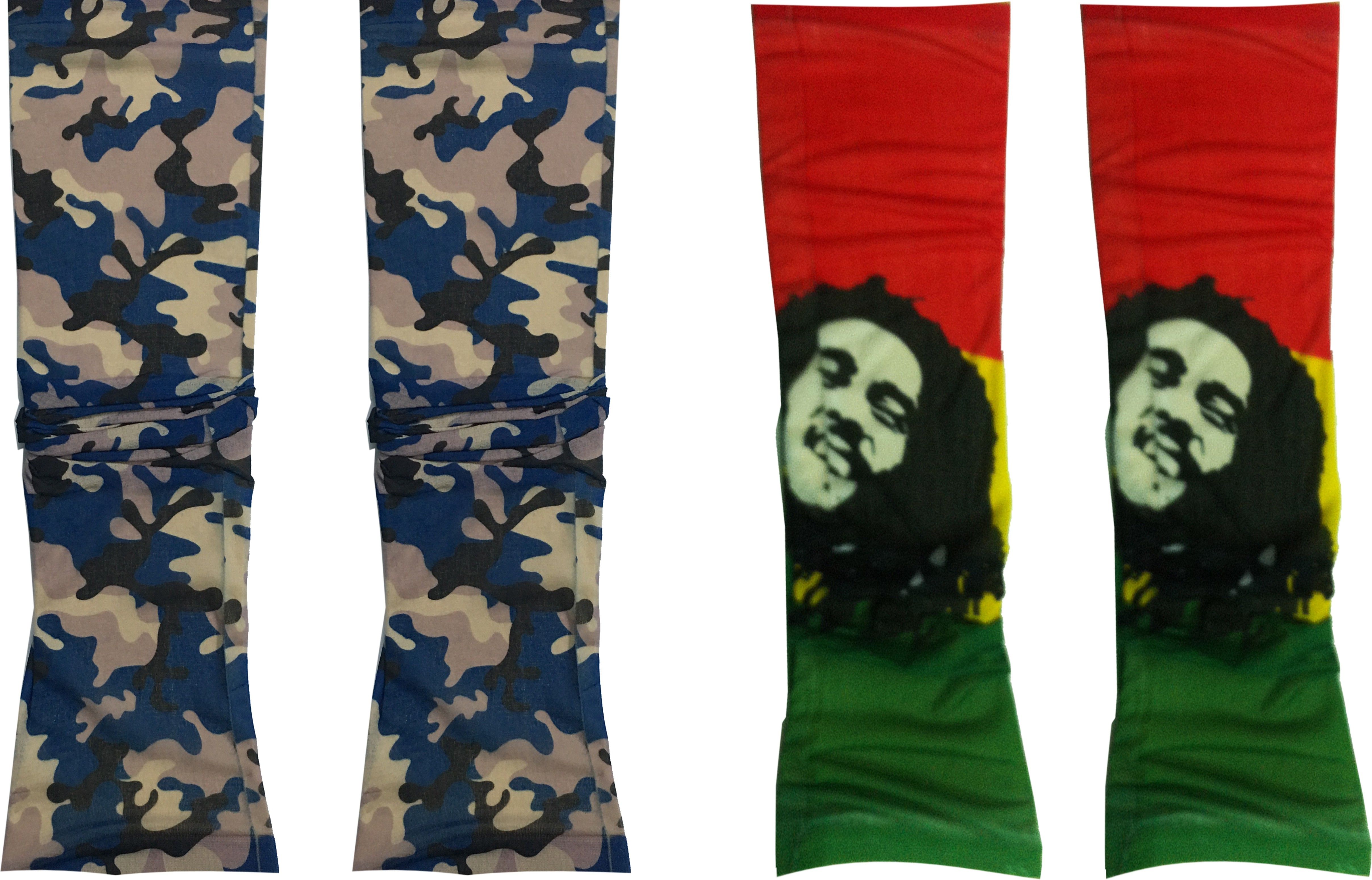 Atyourdoor TatooBluearmymulti22 Nylon Arm Warmer