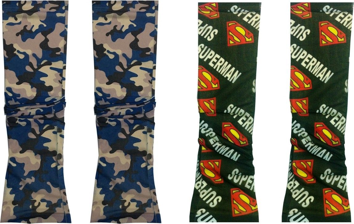 Atyourdoor TatooBluearmyBlacksuper22 Nylon Arm Warmer