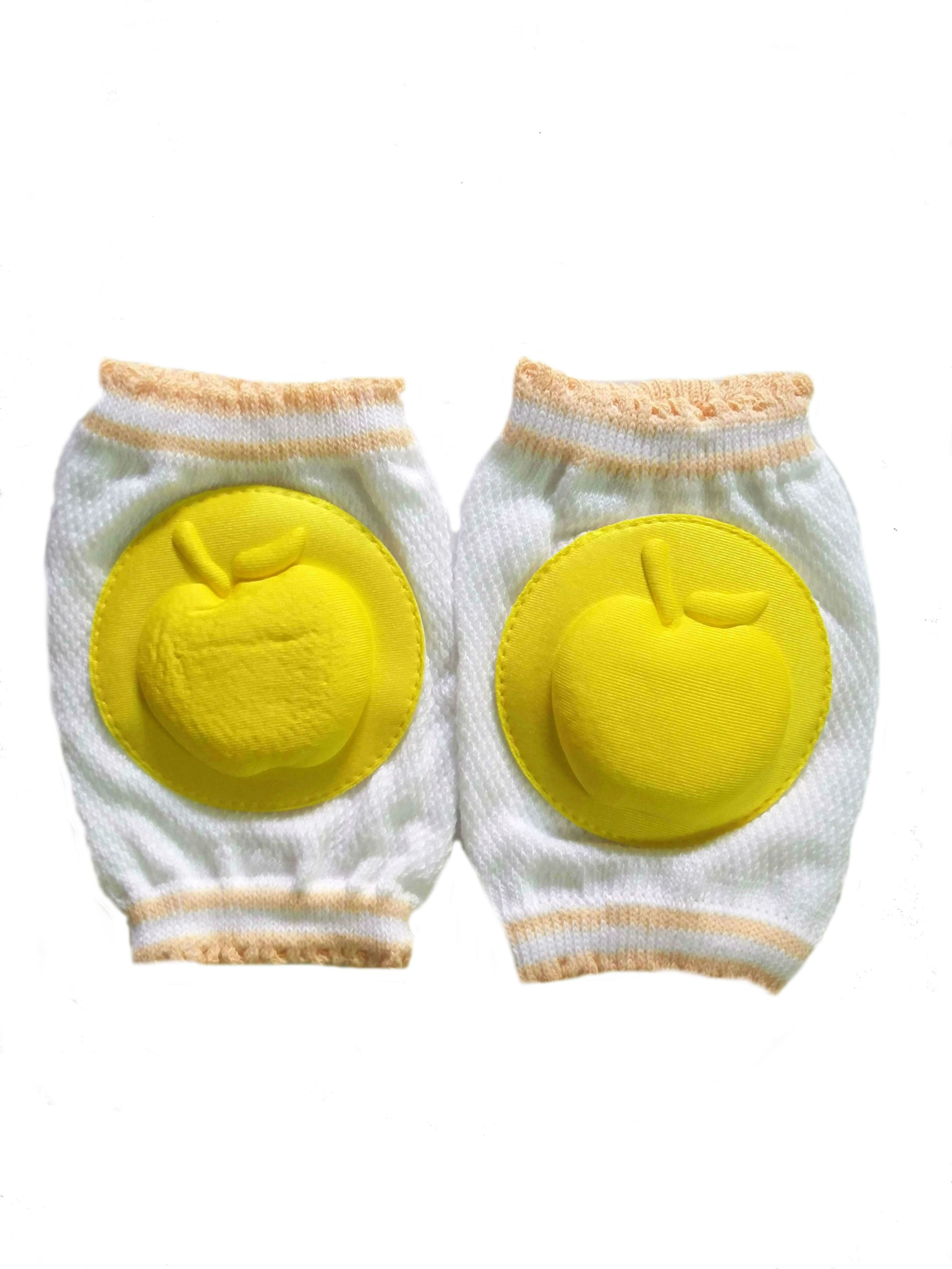 Soft Cushioned Yellow Baby Knee Pads-image-22