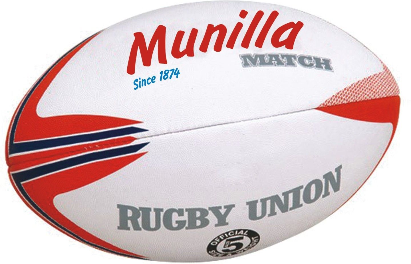 Match Rugby Ball - Size: 5