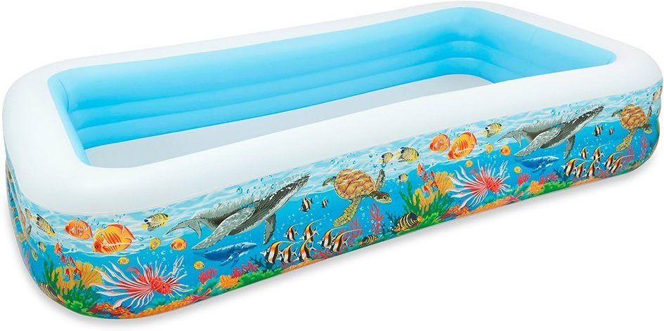 Swim Center Tropical Reef Family Pool Inflatable Swimming Pool