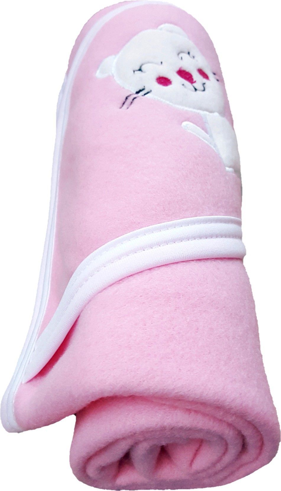 Cartoon Single Hooded Baby Blanket forMild Winter