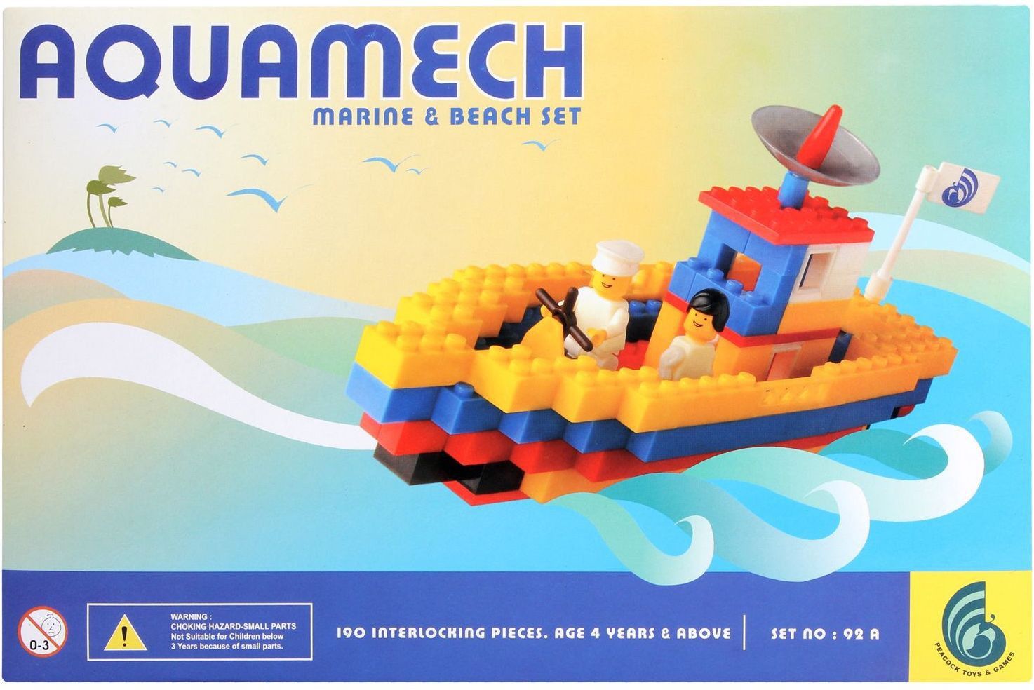 peacock AQUAMECH MARINE AND BEACH SET-picture-31