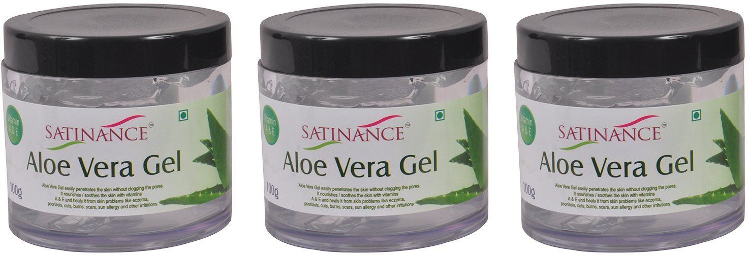 satinance Aloevera Gel (Vit E & A) - Pack of 3-picture-30