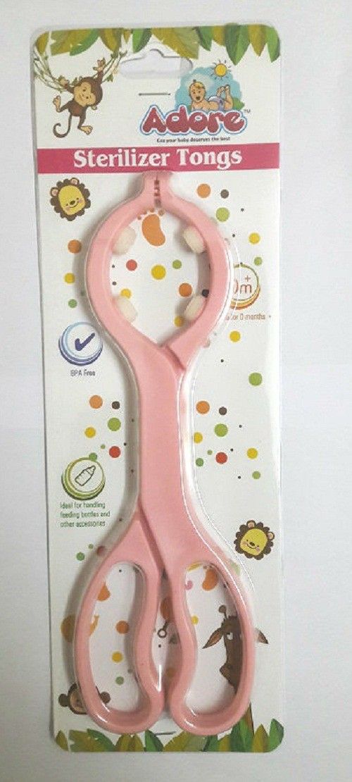PP (Polypropylene) Bottle Tongs-Pink Tongs