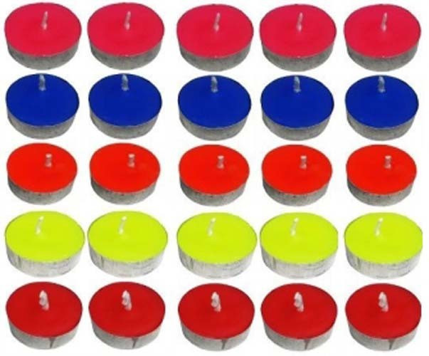 home made Multi Colour Masterpeice Candle image 1