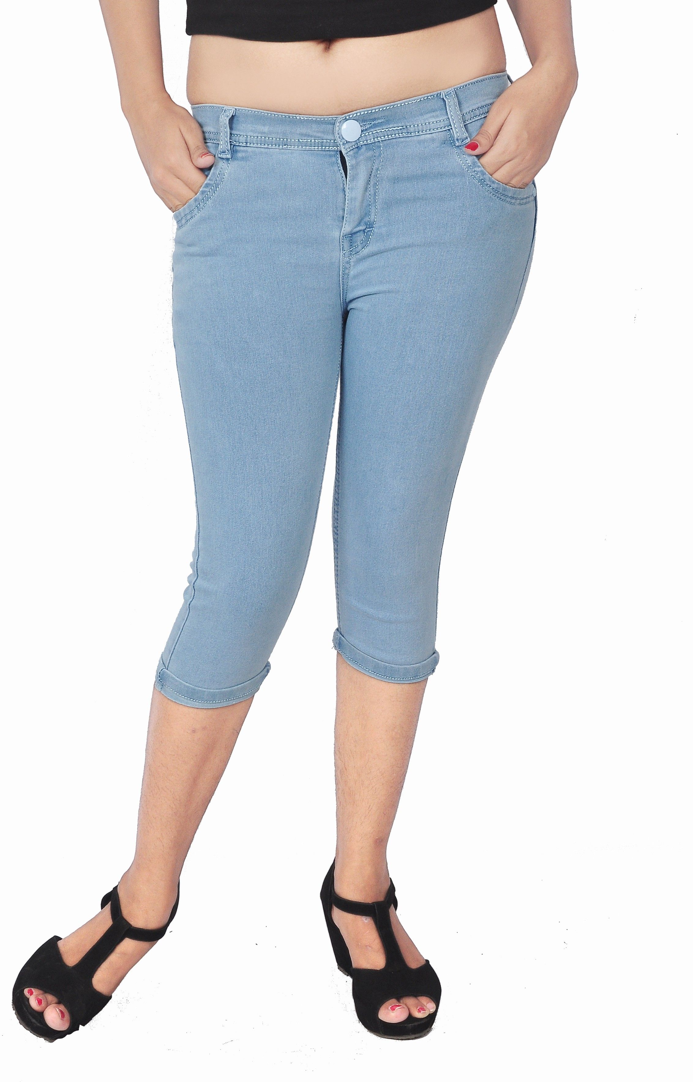 Women Denim Capri-image-25