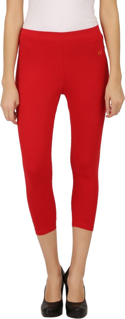Women Red Capri-image-48
