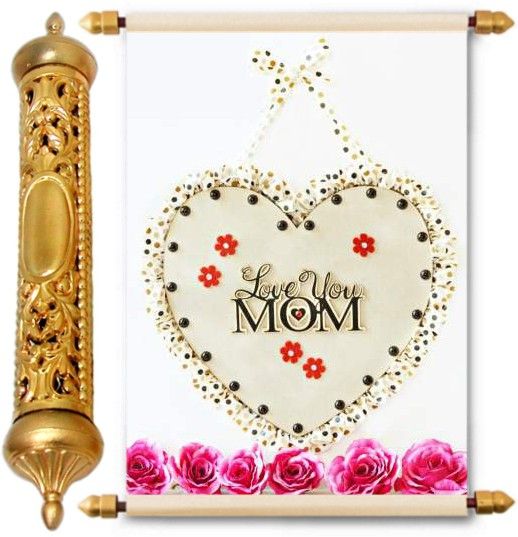 lolprint Gold Mothers Day Gift Scroll Greeting Card-picture-19