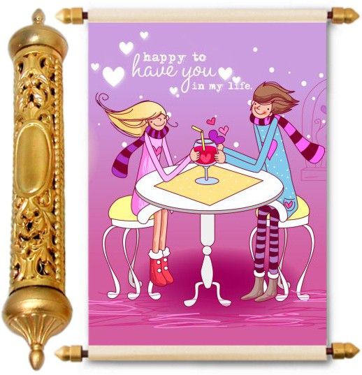 lolprint Gold Love Scroll Greeting Card-picture-16