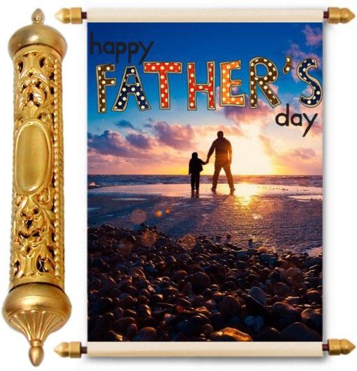 lolprint Gold Fathers Day Gift Scroll Greeting Card-picture-13