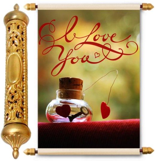lolprint Gold Love Scroll Greeting Card-picture-14