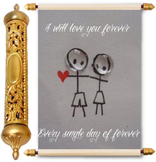 lolprint Gold Love Scroll Greeting Card-picture-27