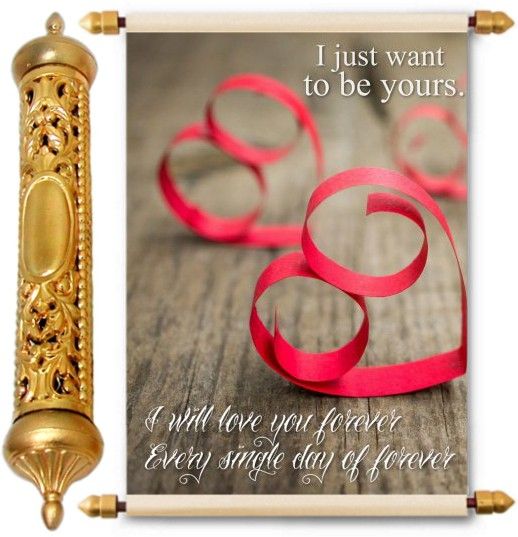 Gold Love Scroll Greeting Card-image-11