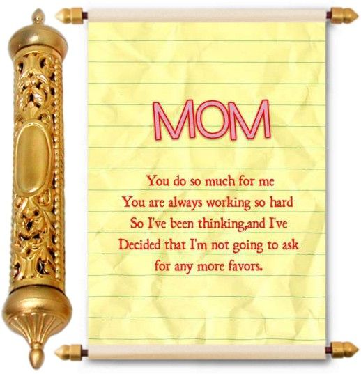lolprint Gold Mothers Day Gift Scroll Greeting Card-picture-15