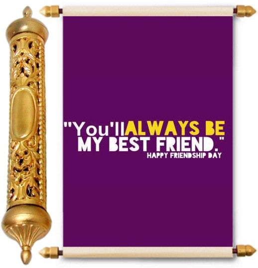 lolprint Gold Friendship Day Gift Scroll Greeting Card-picture-23