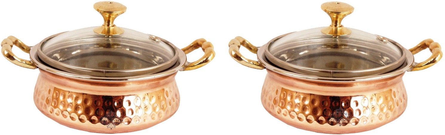 indianartvilla Pack of 2 Serve Casserole Set-picture-24