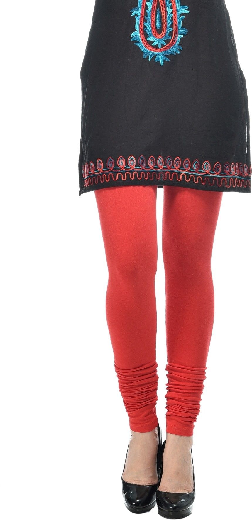 frenchtrendz Cotton Lycra Blend Women Churidar-picture-1