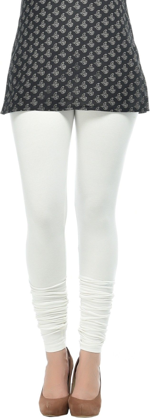 frenchtrendz Cotton Lycra Blend Women Churidar-picture-1
