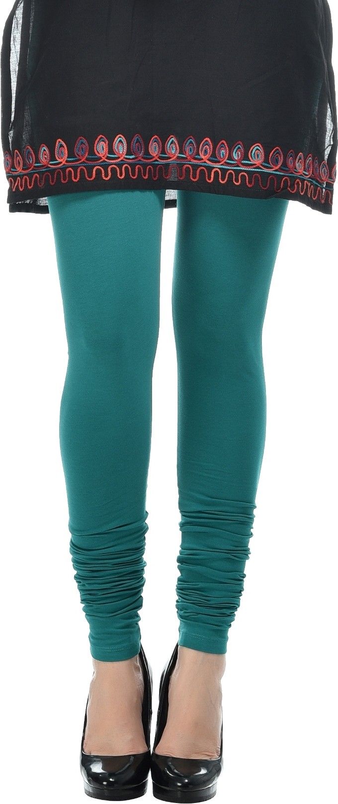 frenchtrendz Cotton Lycra Blend Women Churidar-picture-4