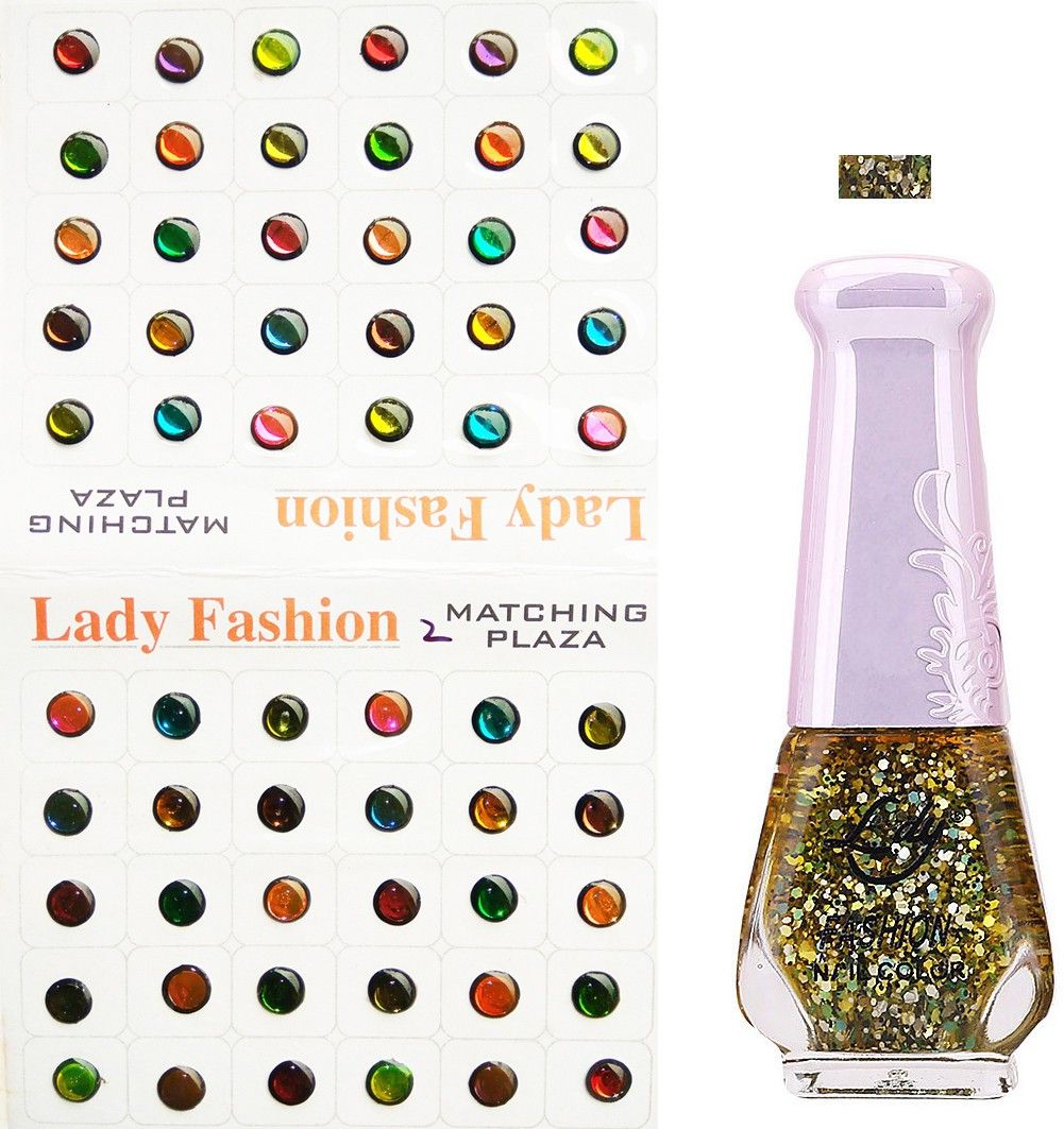 lady fashion Nail Polish And Bindi 0803201730-picture-28