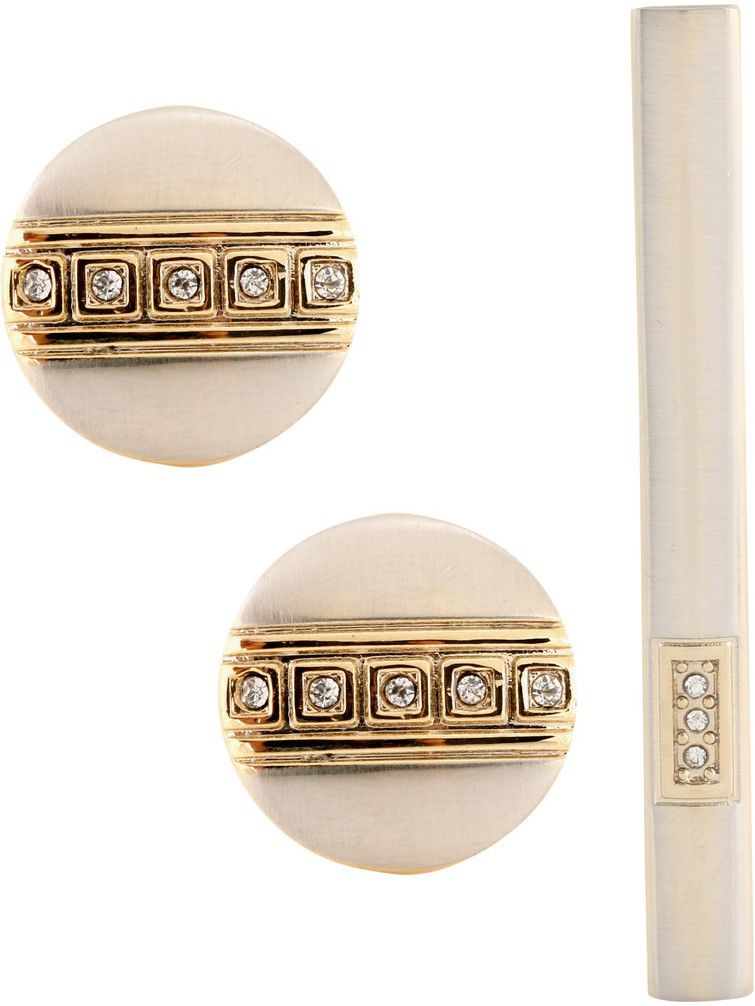 TRIPIN Brass Cufflink & Tie Pin Set-picture-15