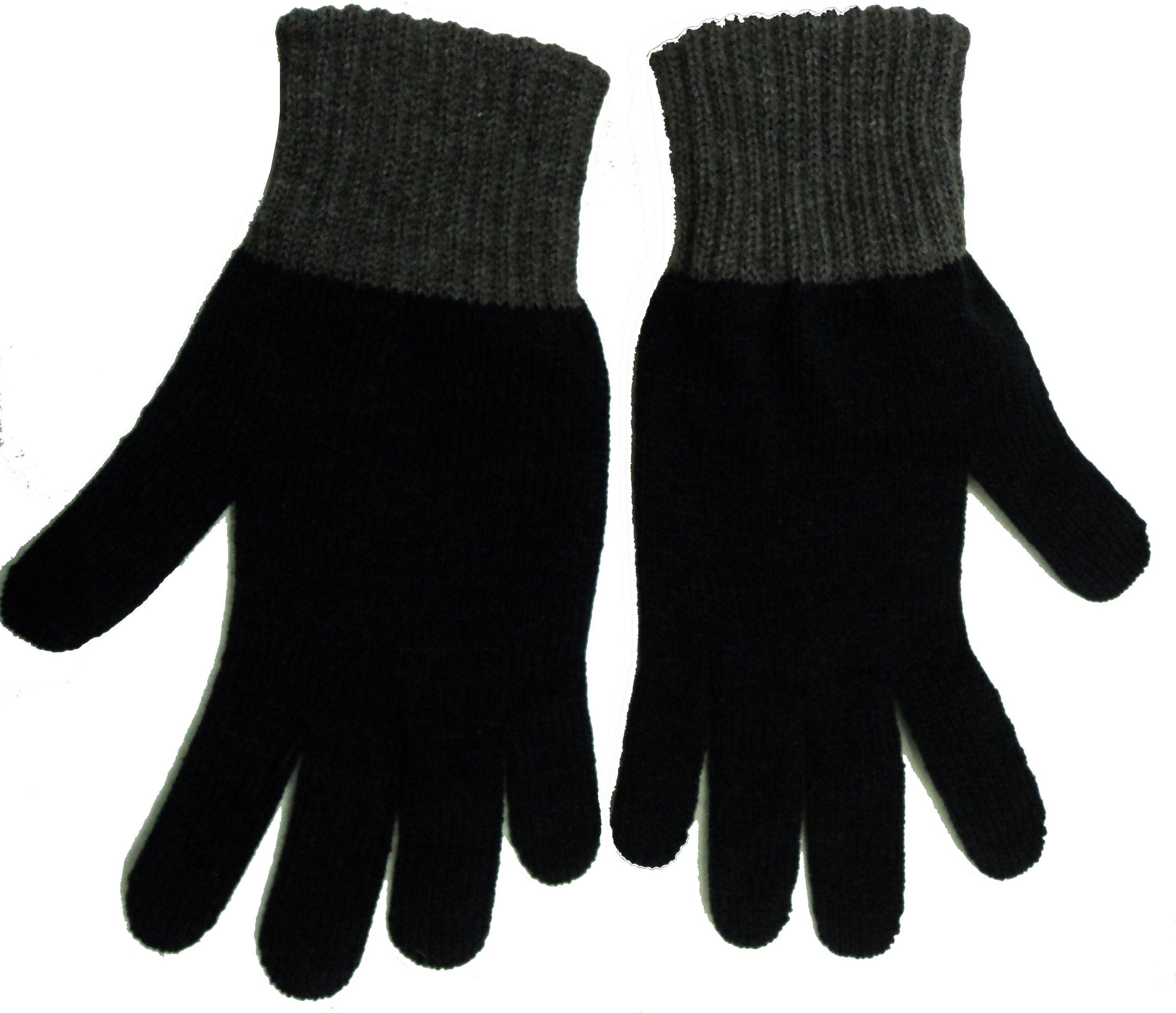 Woollen Solid Winter Men Gloves-image-24