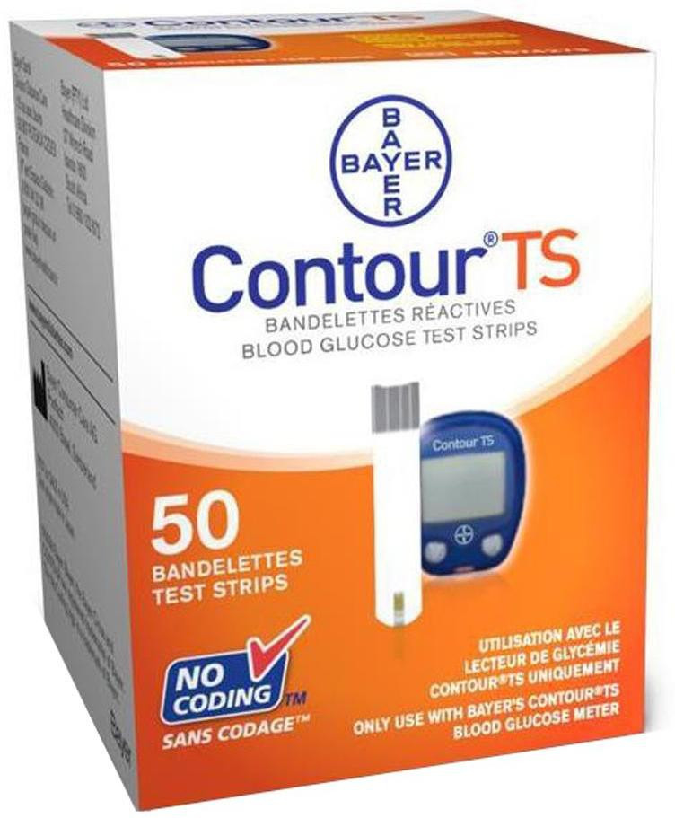 Bayer TS 50 Glucometer Strips image 1