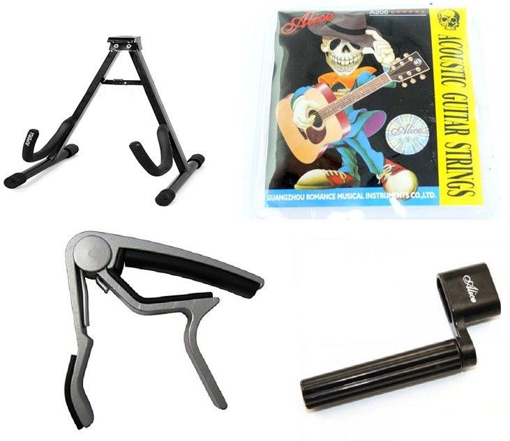 guitar stand+string set+ capo+ string winder A Frame Stand-image-28