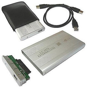 AVB TB Silver External portable Sata Casing Hard Disk case Usb 2.0 2.5 inch External Hard Drive enclosure image 1