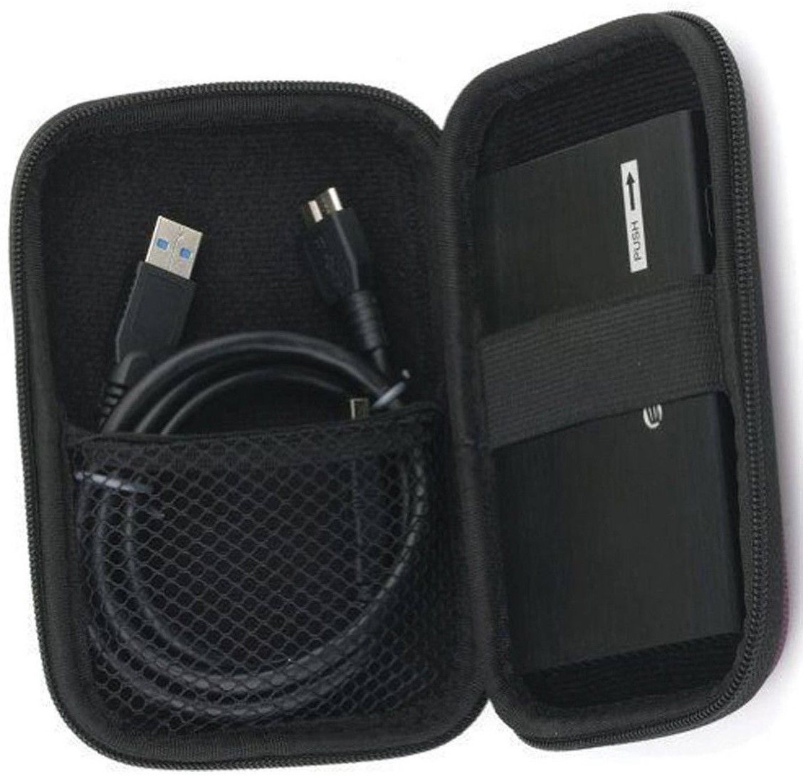 Techvik HDD 2.5 inch Inch 2.5" Protective Carrying Cover Bag Pouch For Laptop Desktop Pc External Hard Disk Drive-image-5