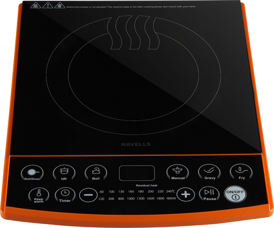 havells 1900 W Induction Cooktop Touch Panel image 1