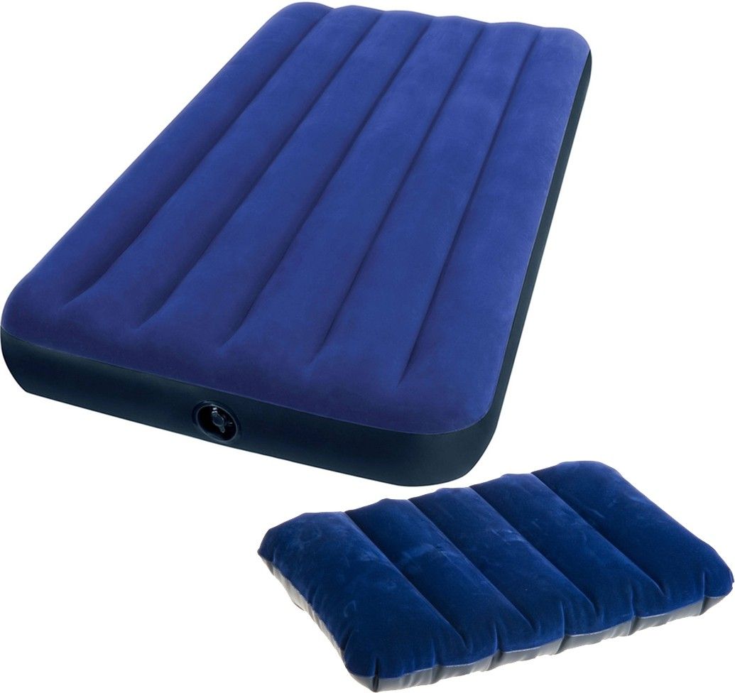 intex Gold Dust VKIBWP1 Air Lock Pillow with Single Inflatable Bed-picture-35