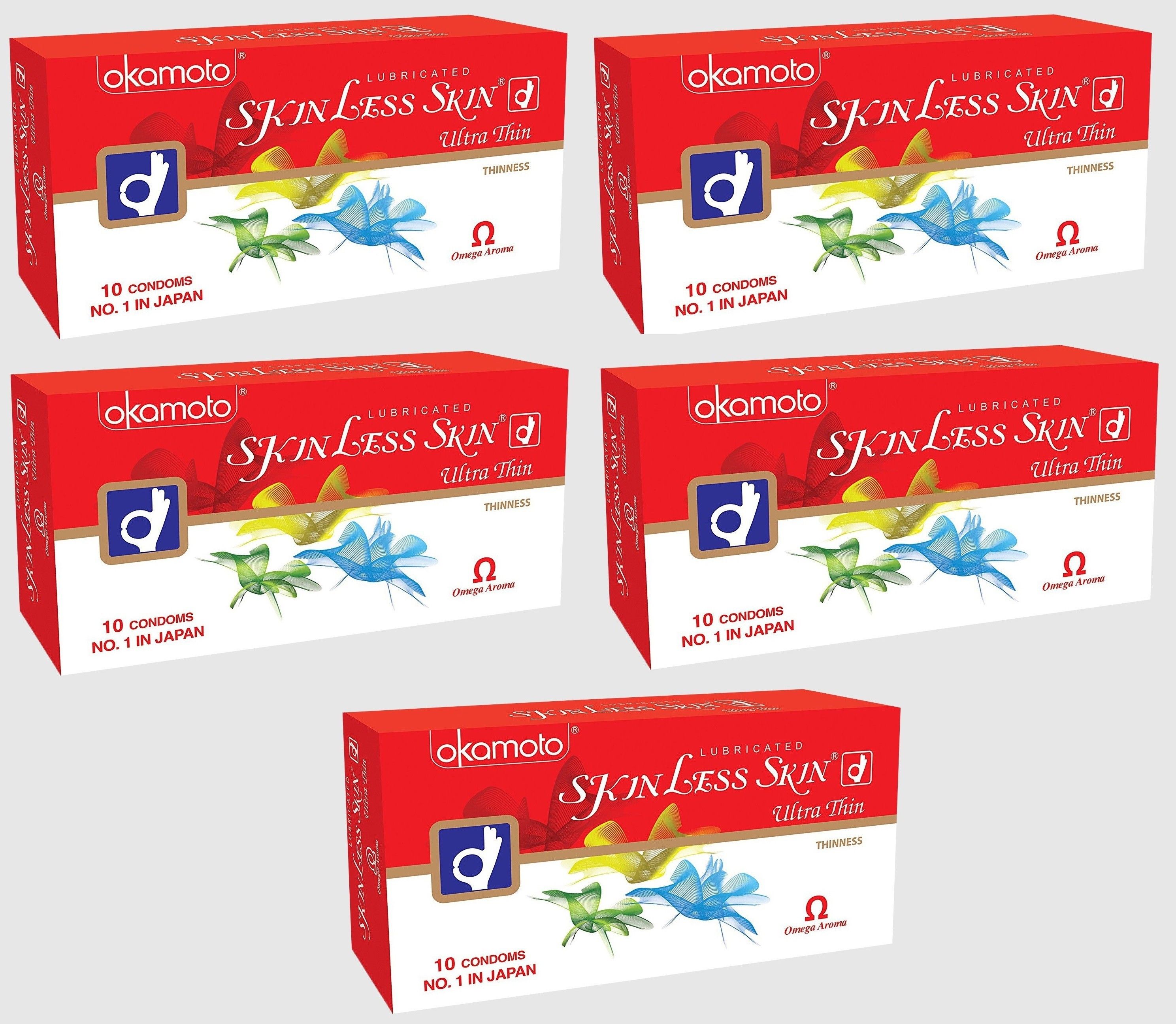 okamoto Skinless Skin Condoms - No.1 in Japan (Pack of 5, 50s) Ultrathin Condom-picture-16