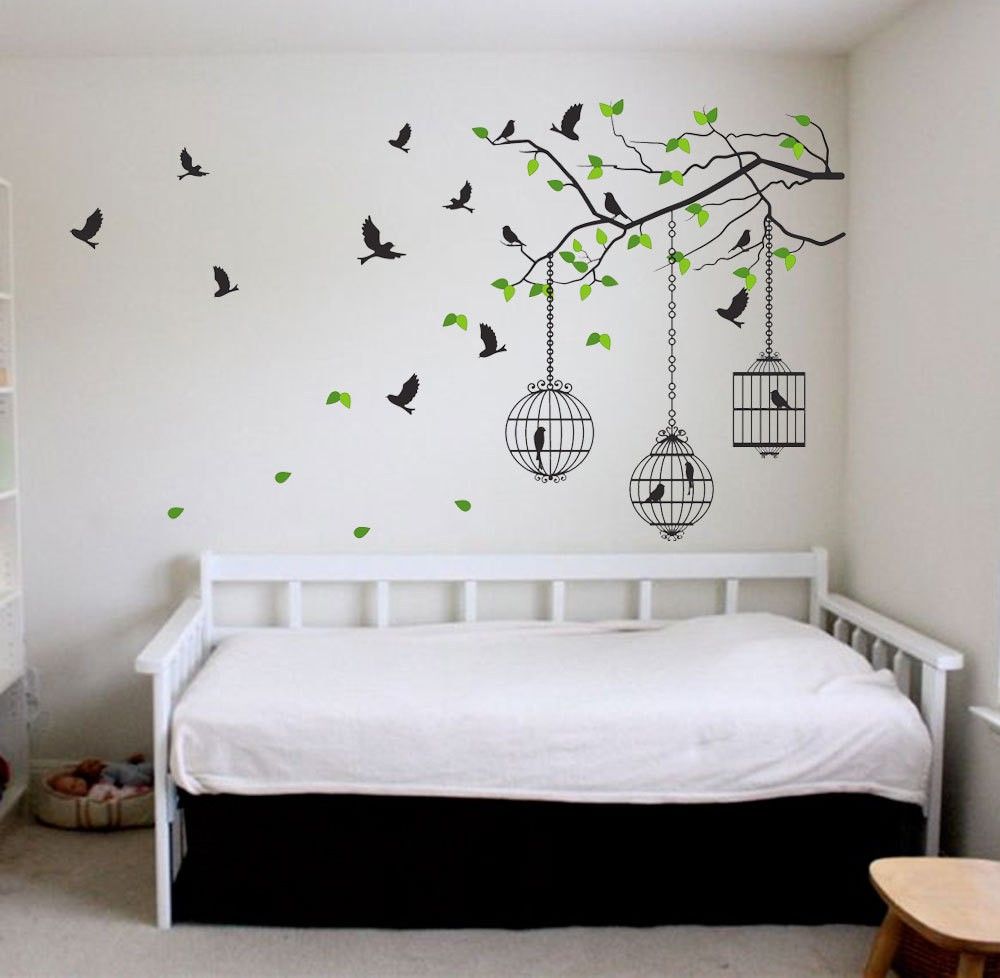 60 cm Wall (9670) ''Freedom Of Caged Birds'' Removable Sticker